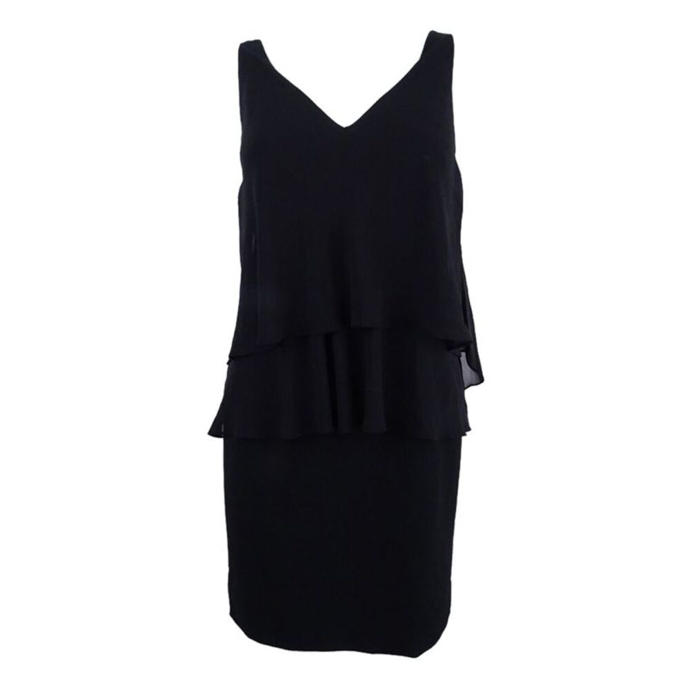 Lauren Ralph Lauren Women's Georgette Tiered Dress - Black